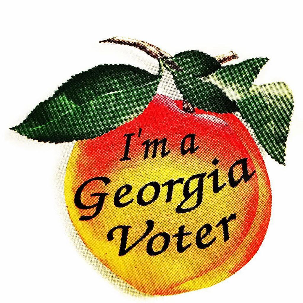 Georgia-Vote-Peach-Sticker